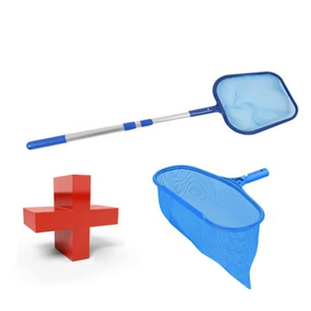 

2pcs Swimming Pool Skimmer Nets Swimming Portable Outdoors Removal Leaf Rake Mesh Elements Pouch Leaf Catcher Bag