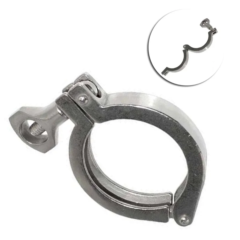 " TRI CLAMP CLOVER 304 нержавеющая сталь подходит TriClamp Ferrule OD 64 мм Фитинги