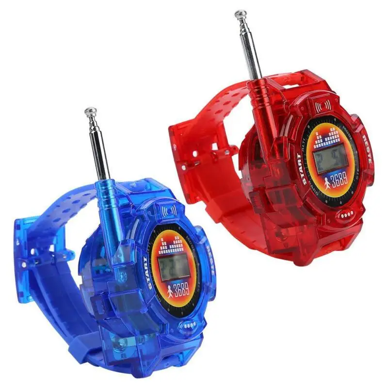 2pcs Children Kids Watch Toy Outdoor Walkie Talkie Set Multi function 50 150M Intercom Toy Outdoor 2