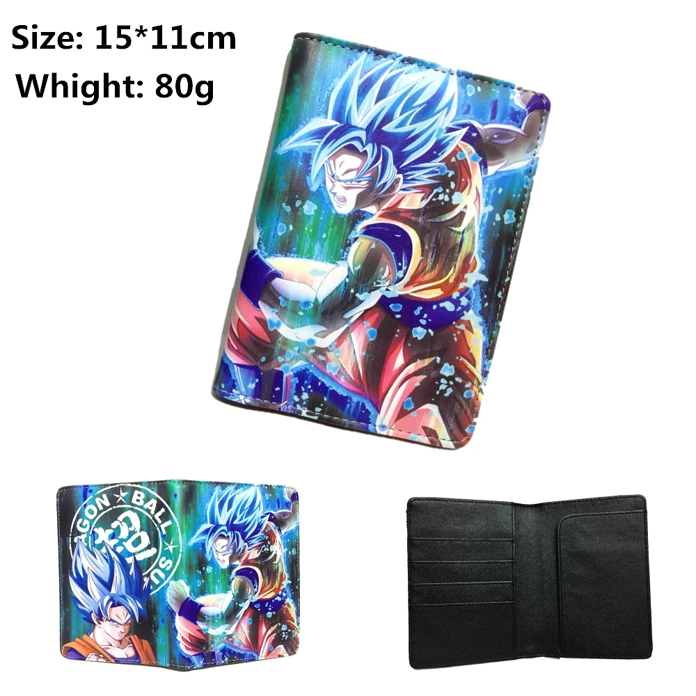 Passport Holder Cover Case Dragon Ball Super Goku Leather Travel Wallet For Women And Men