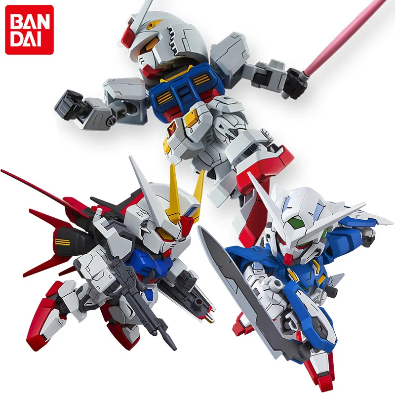

Original Bandai action figure toy Q version model SDEX Air Combat Strike Free Flying Wing Warrior Toy for children gift