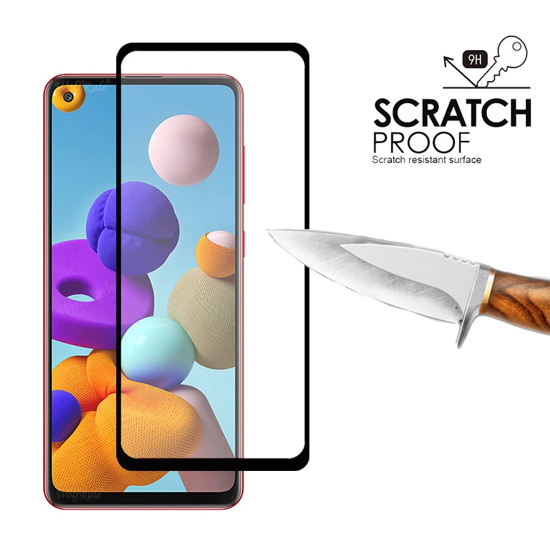 best screen guard for mobile 4-in-1 For Samsung Galaxy A21S Glass For Samsung A21S Tempered Glass For Samsung M21 M31 A51 A71 A50 A11 A31 A41 A21S Lens Glass mobile screen protector