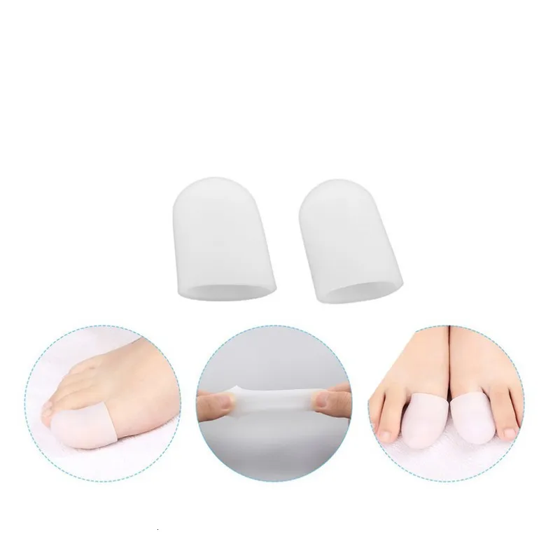 5 pairs/10 pcs Silicone Gel Big Toe Tube Foot Corns Remover Blisters Gel Bunion Toe Finger Protector Toe Cap Cover