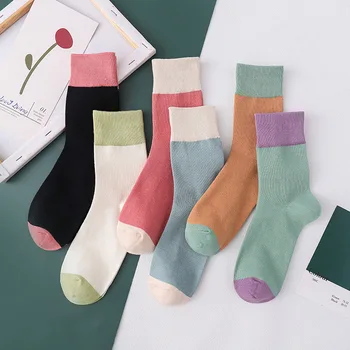 

korean style women candy socks woman calcetines de la mujer meias mulher skarpetki kobieta skarpety meia femme chaussettes sock