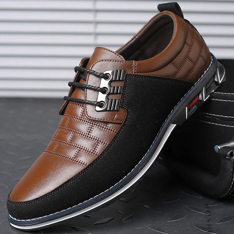 Genuine-Leather-Men-Casual-Shoes-Sneakers-Lace-Up-Loafers-Wedding-Dress-Business-Shoes-Zapatos-De-Hombre