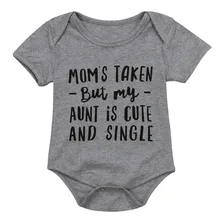 Тетя милая и одна горячая Европа и Америка Лето новорожденных детские комбинезоны комбинезон