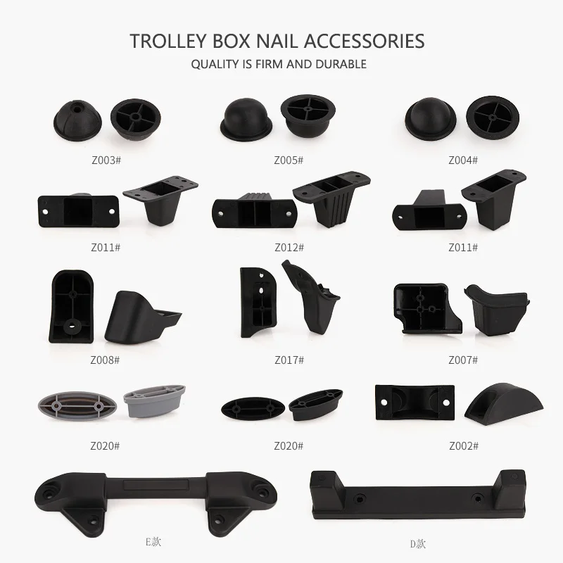 Luggage Accessories Plastic Front luggage Accessories Foot Pad Replacement For Luggage Bag Luggage Accessories Plastic Feet