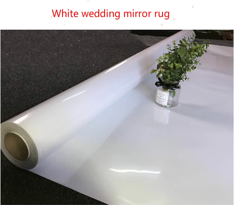 Зеркальный ковер Свадебный Подиум сценический белый зеркальный ковер отражающий ковер блестящая белая зеркальная панель