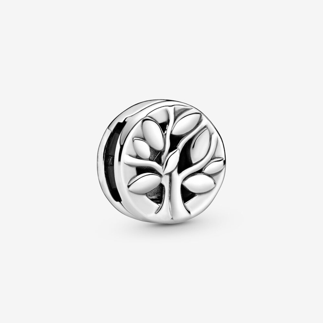 Sterling Silver Charms Beads Original Reflections Clip Heart Clover Crown Charm Fit Pandora Bracelets Diy Jewelry For Women