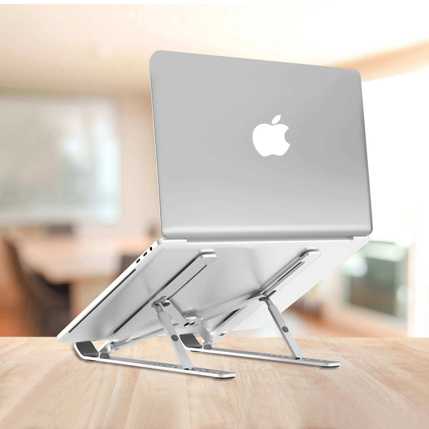 Portable Laptop Stand Aluminium Foldable Macbook Pro Support Adjustable Notebook Holder Tablet Base For PC Computer Bracket