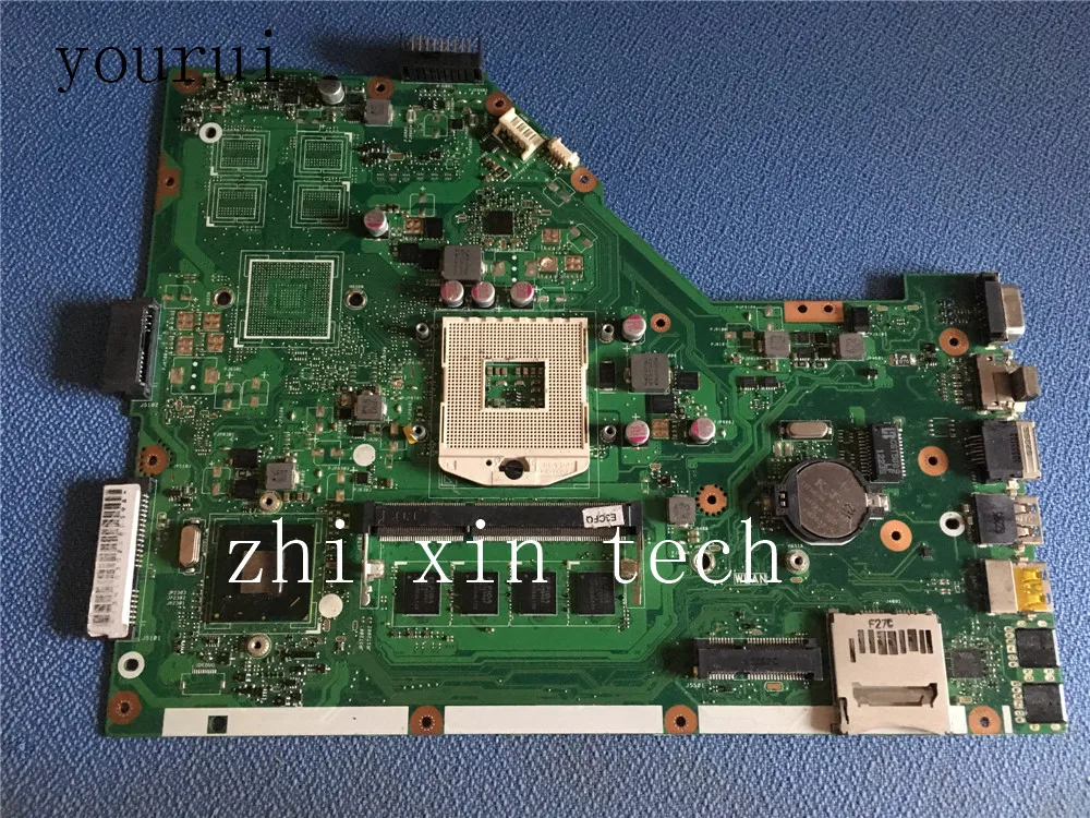 Yourui для ASUS X55V X55VD X55C Материнская плата ноутбука REV 2,14 GB ram test ok