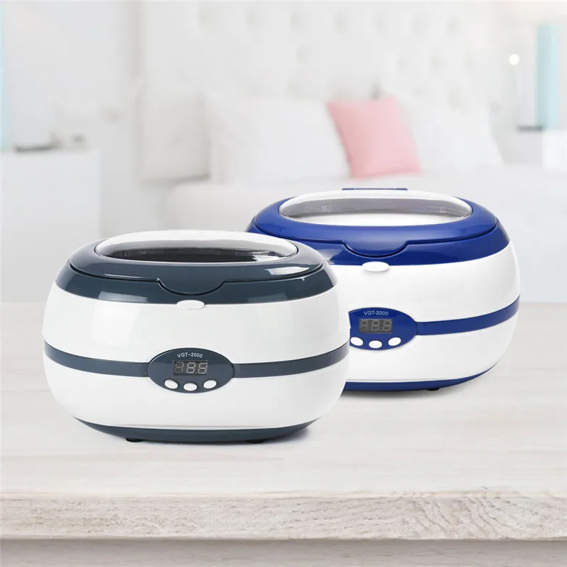 40000Hz Ultrasonic Cleaner Machine LED Digital Display 5-segment Timing Glasses Watch Denture Jewelry BottleCleaning Machine