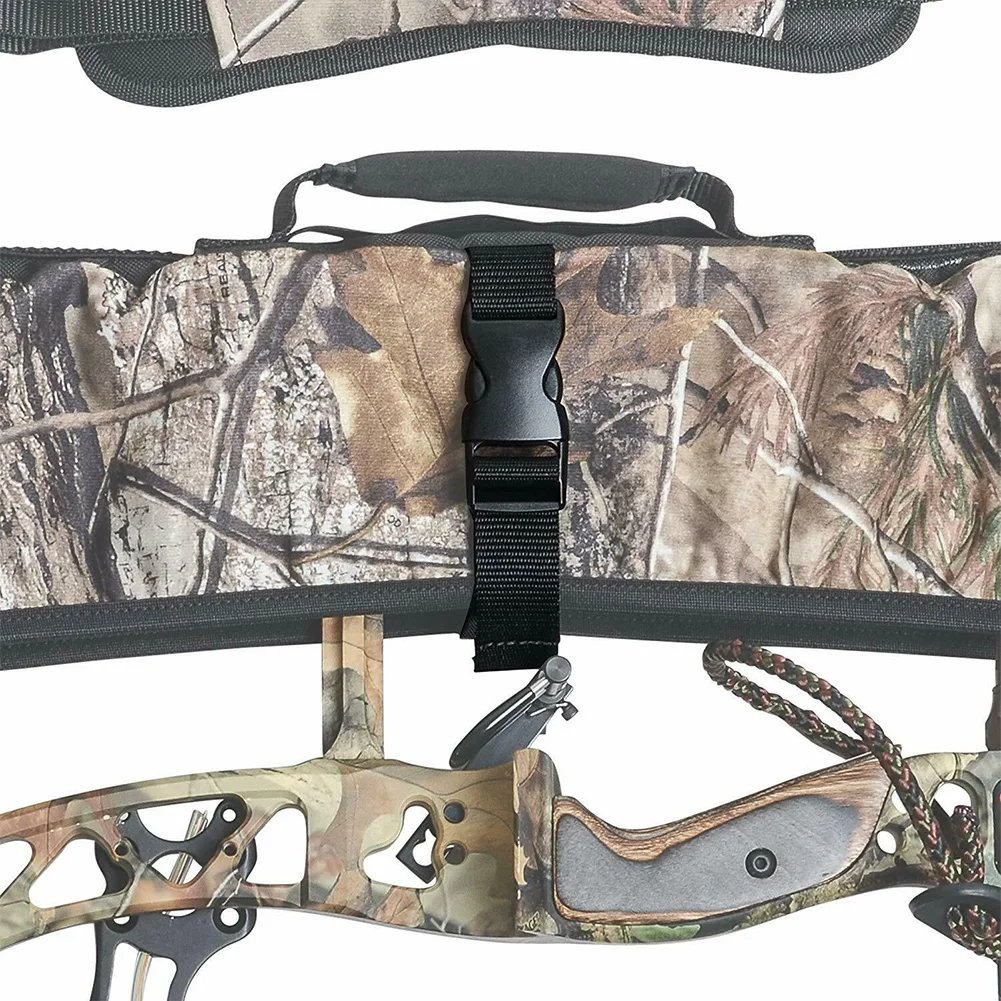 

Adjustable Strap Storage Buckle Bag Outdoor Archery Professional Portable Hunting Sling Shoulder Compound Bow Camouflage