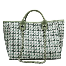 Женская сумка, сумка для покупок, Европейская и американская мода, большая вместительность, новинка, женская сумка на плечо на цепочке, сумочка