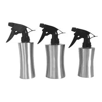 

1PC New Stainless Steel Oil Spray Bottle Olive Oil Sprayer for Kitchen BBQ Cooking Salon Hair Styling Tool 220/250/400ml