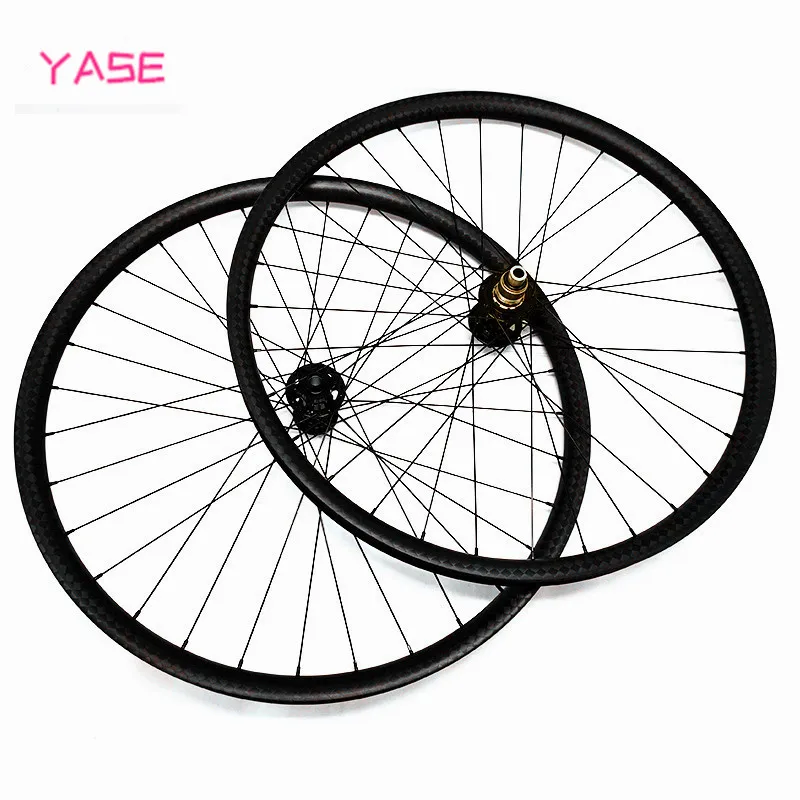 

1405g Super light 29er MTB carbon wheelset 34x30mm Hookless Tubeless Bitex R211 hub Boost Carbon Disc brake wheelset UD 3K 12K