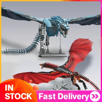 

In Stock Super 18K Movie Serie 1889+pcs Drogons Building Block K89 K90 Viserion Bricks Toys Gift