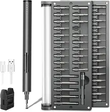 

Mini Electric Screwdriver Portable Cordless Power Screwdriver Set Handy Repair Tool for Phone Watch Camera Laptop