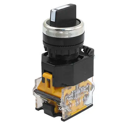 

AC 380V 10A On-Off-On 3 Three Position Rotary Selector Select Switch