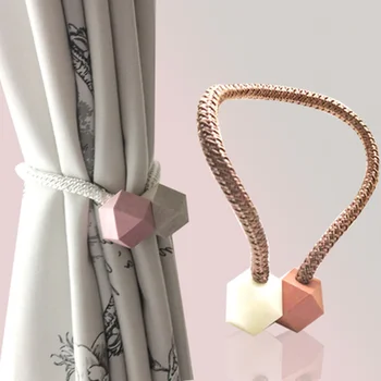 

2Pcs/set Curtain Buckles Europe Style Magnet Curtains Tieback Magnetic Curtain Holder Curtain Decorative Accessories Home Decor