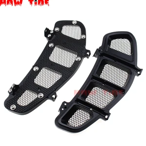 Image 3 - FOR VESPA GTS 250 300  motorcyc grille protector frame cover left and right radiator protector 13 14 15 2016 2017 2018 2019 2020