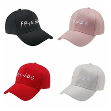 Женская и Мужская модная весенне-летняя бейсболка с вышивкой для друзей, хлопковая регулируемая бейсболка, Новые повседневные кепки s