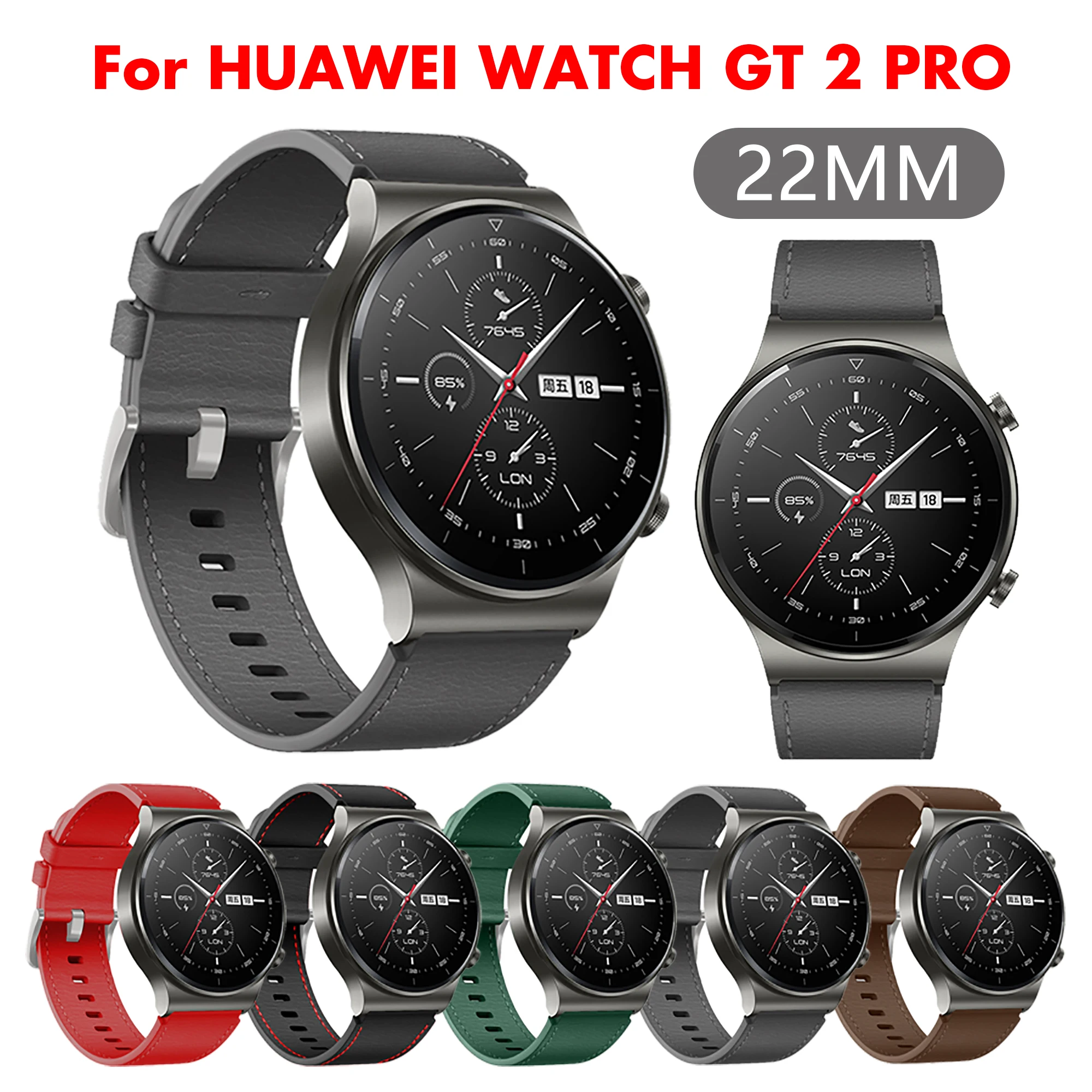 Correa Compatible Con Huawei Watch Gt2 Pro Verde Oscuro