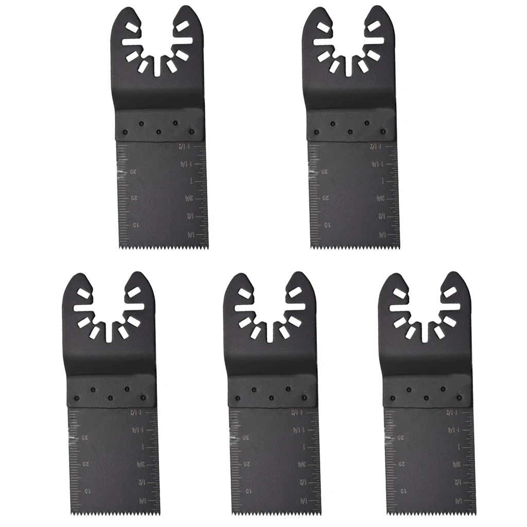 5Pcs High carbon steel Oscillating Multifunction Saw Blade Wood Mental Cutting Renovator Power Multimaster Tools
