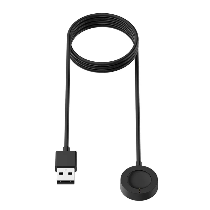 Черный Магнитный Портативный usb Кабель-адаптер для зарядки Смарт-часы зарядное устройство для Fossil Gen 4, для Fossil Gen 5, для Emporio Армани - Цвет: Черный