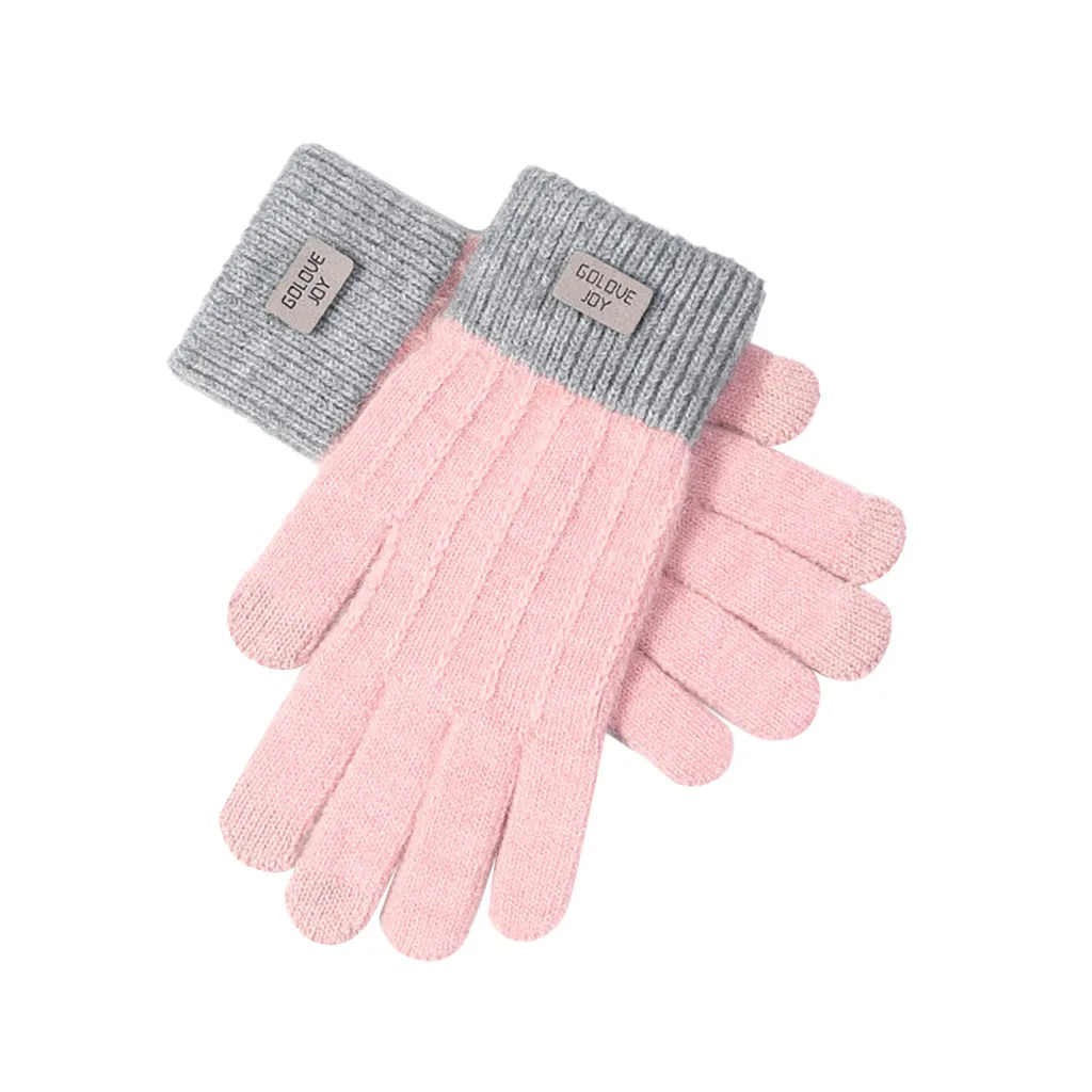 KANCOOLD New Arrival Winter Gloves Women Touch Screen Waterproof Outdoor Cute Warm Gloves Soft Cotton Comfortable Gloves