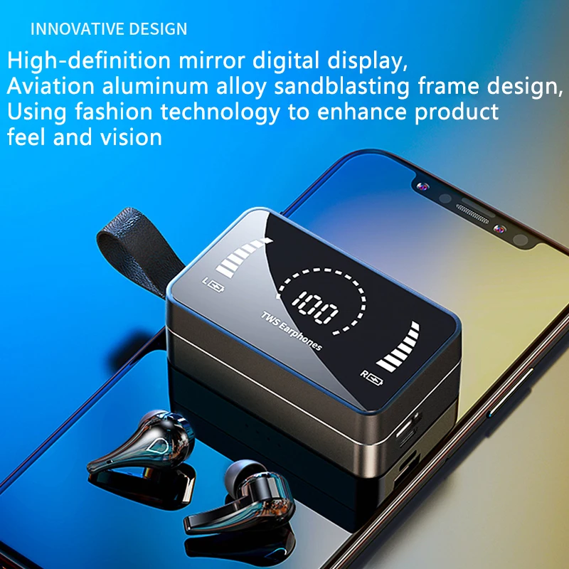 Bluetooth наушники Наушники Беспроводная игровая гарнитура 3500ah зарядный чехол для