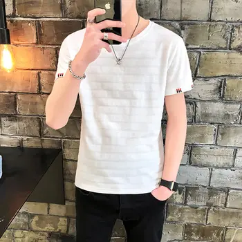 

Summer men's business casual short sleeve t-shirt 5097