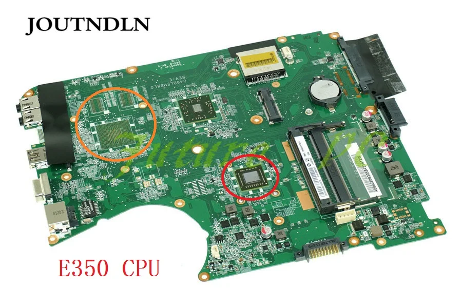 Материнская плата JOUTNDLN для ноутбука toshiba satellite L750D L755 L755D ЦП E350 A000080830 DA0BLEMB6E0 REV E