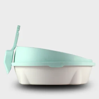 

Mute cat toilet new pet cat toilet anti-rupture toilet large cat litter space