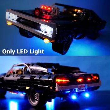 

(Only light) LED Lighting Kit For Technic Dom’s Dodge Charger 1970 Car Building Blocks Set Bricks Classic Movie Model Toys 42111