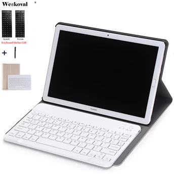 

Detachable Keyboard Case For Huawei Matepad 10.4'' BAH3-AL00 BAH3-W09 WiFi Bluetooth Keyboard Flip Stand Leather Cover +Stylus