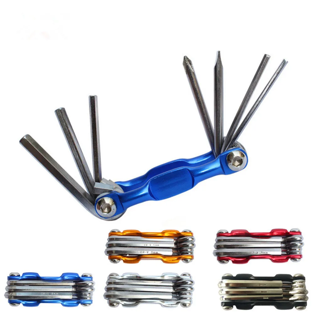 cheap 7 In 1 Bike Multi Tool Bicycle Repair Tools Hex Mountain Bike Bicycle Tools Sets Road MTB Bike Cycling Tools Cycle Screwdriver