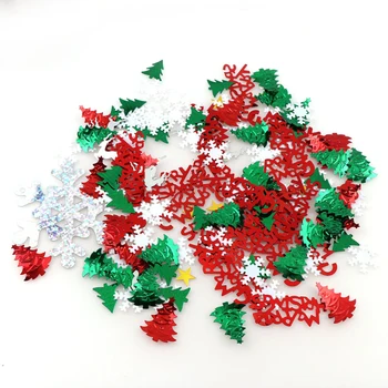 

15g Snowflake Christmas Tree Table Scatter Confetti Sprinkle Decoration New Year Party Tableware Merry Christmas Table Confetti