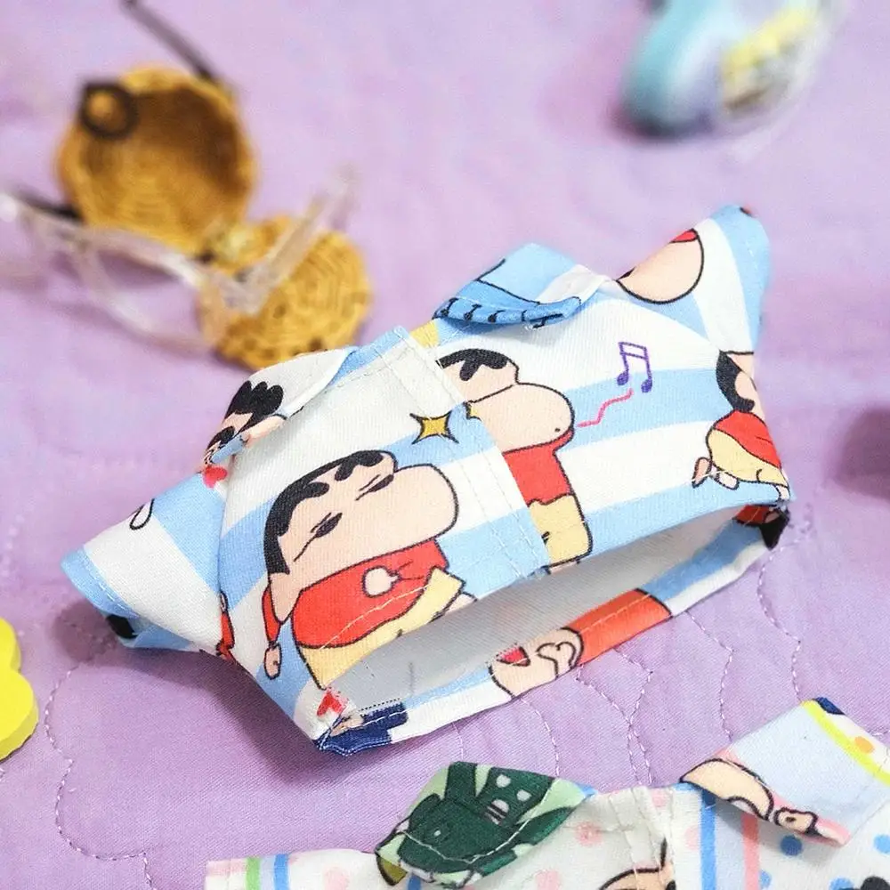 Ручная работа, 20 см, Kpop EXO, плюшевая кукольная одежда Crayou Shin-chan, рубашка, пальто, топ для мягких кукол, игрушки, куклы, аксессуары, наряд - Цвет: Color1