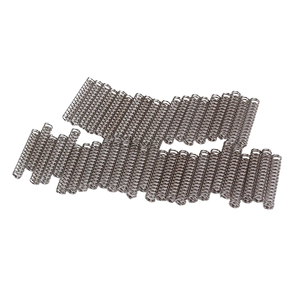 45 Pack Guitar Humbucker Pickup Frame Springs For Electric Guitar Parts 25x4.7mm