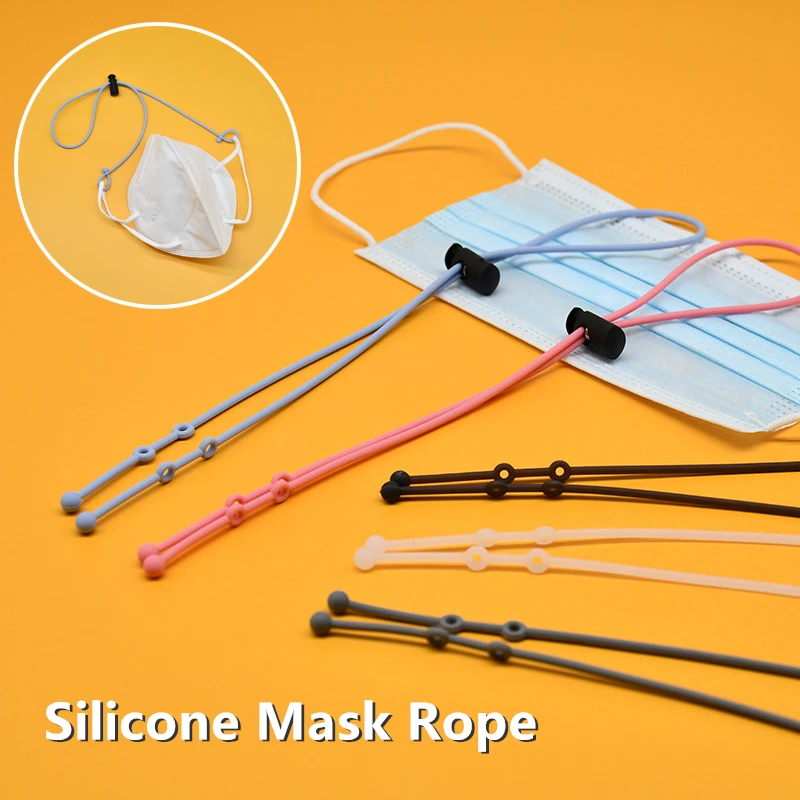 

Silicone Mask Hanging Rope Hook Mouth Mask Elastic Band Rubber Band String Mask Ear Cord Mask Rope Elastic Band Mask Accessories