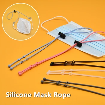 

Silicone Mask Hanging Rope Hook Mouth Mask Elastic Band Rubber Band String Mask Ear Cord Mask Rope Elastic Band Mask Accessories