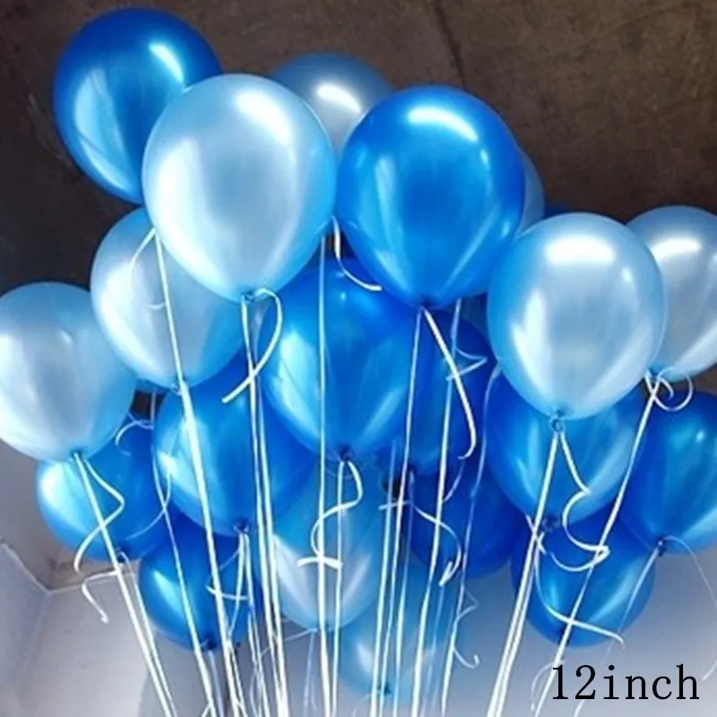 12 шт. 2,2/3,2g синий Тиффани синий латексные воздушные шары на день рождения свадебное украшение Гавайская тема украшения свадебные шары для украшения