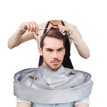 

Haircut Gown Apron Barber Cape Salon Family Haircut Umbrella Hairdresser Hair Cutting Capes Yellow Cloak Clothes Dia 60cm