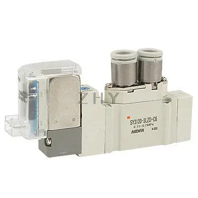 Внутренний пилот L разъем 5 порт клапан электромагнитный Rgehi