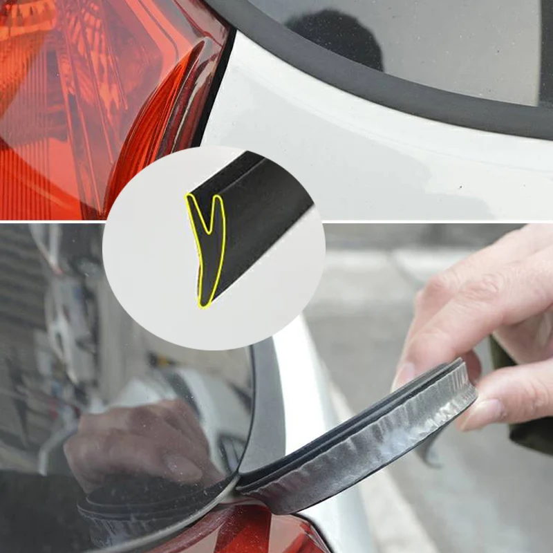 

Y Shape Car Seal Strips Window Gap Sealing Sound Insulation Waterproof Dustproof Sealed Strip Stickers Car Exterior Protection