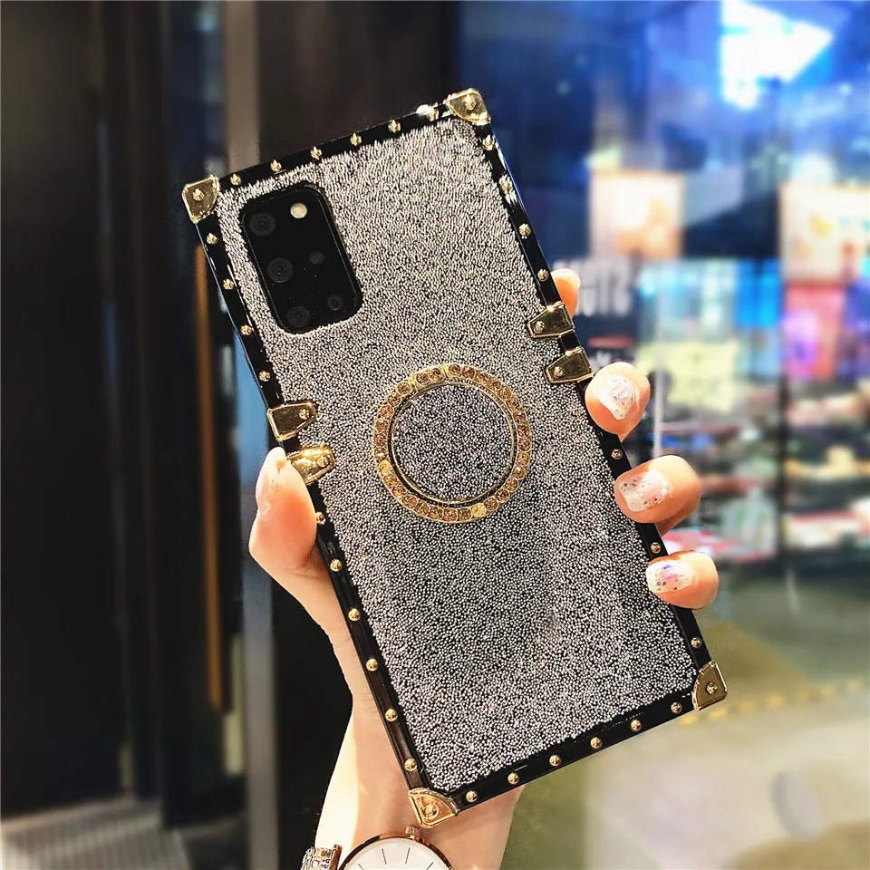 Luxury Glitter Gold Case For Samsung Galaxy A32 A72 A52 A22 A12 A42 A71 A51A03S a21s S22 S20 FE S21 Ultra NOTE 20 5G Soft Cover cute samsung cases