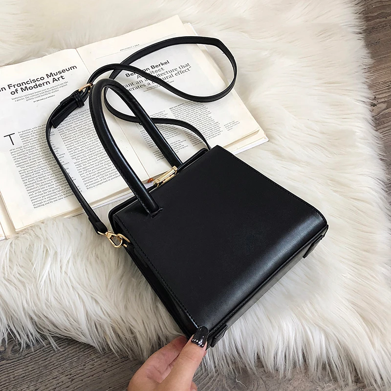

Small PU Leather Ladies Tote Designer Bags Famous Brand Women Bags 2019 Fashion Elegant Shoulder Bags Female Purses And Handbags