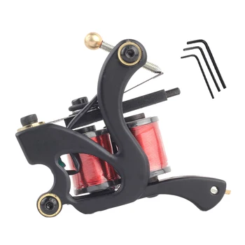 

Premium Copper 10 Coil Wraps Motor Tattoo Machine Gun For Liner Shader Black