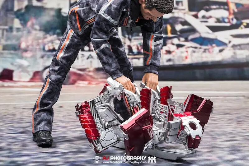 Игрушки Tys 1/6 весы Железный человек MKVScene аксессуары TYX01 MK5 чемодан взрывной Ver. Трансформируемая техническая модель чемодана реквизит